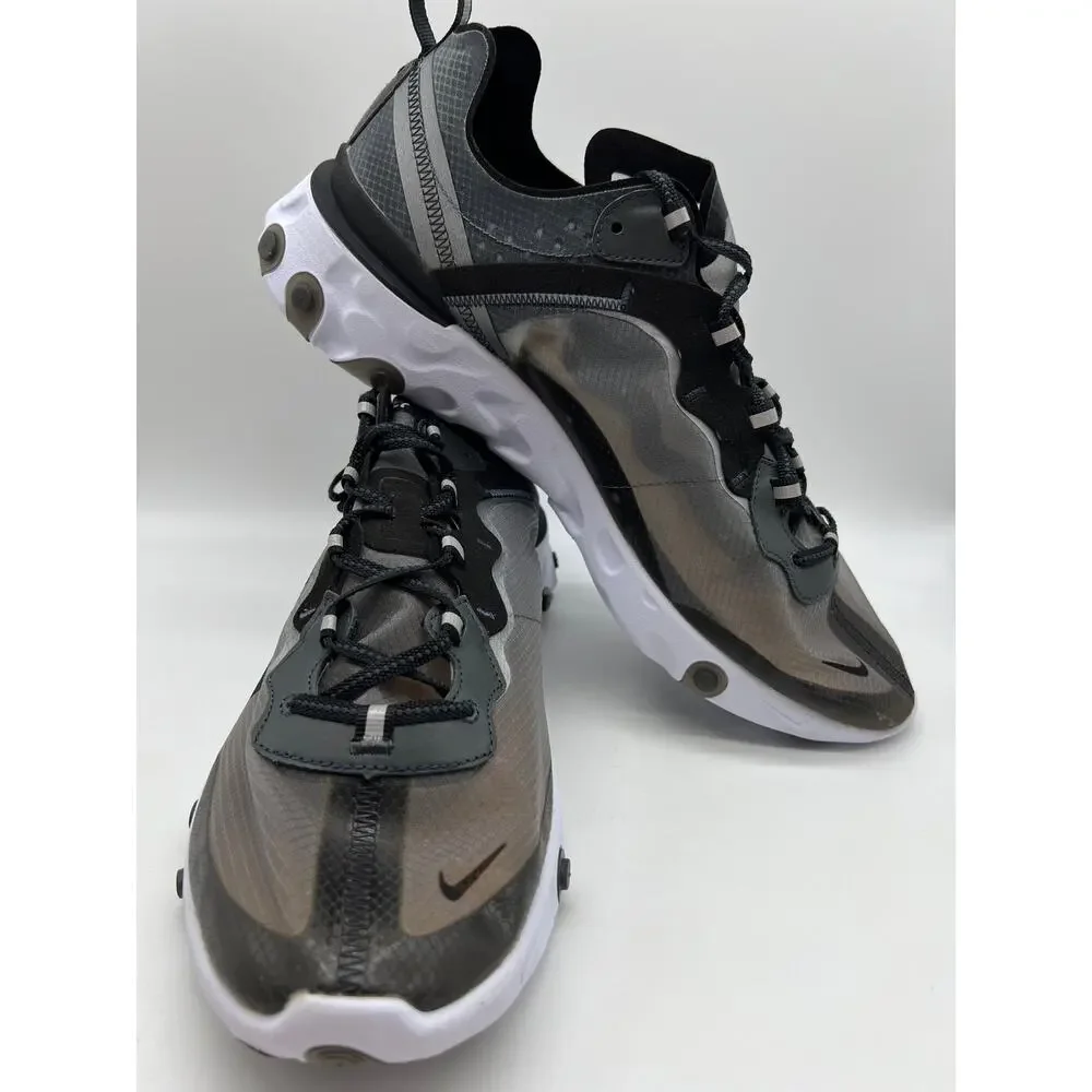 Nike React Element 87 Anthracite Black AQ1090-001 Size 15